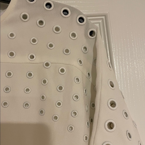 Derek Lam White Studded Women's Dress - Picture 3 of 4